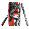 Tough Case for iPhone® Woman face inspired by  Paul Klee